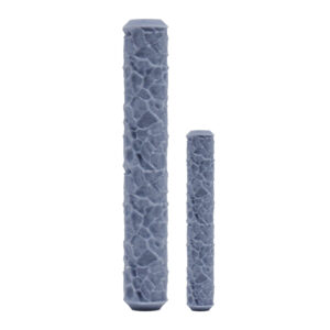 2 rodillos textura CAMINO PIEDRAS para arcilla polimérica, herramientas de modelado y cerámica, accesorios artesanales de superficie DIY